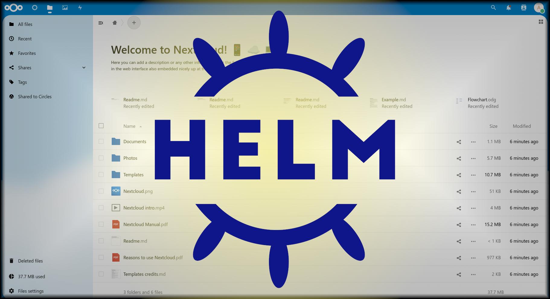 Helm Quick Start With Next Cloud