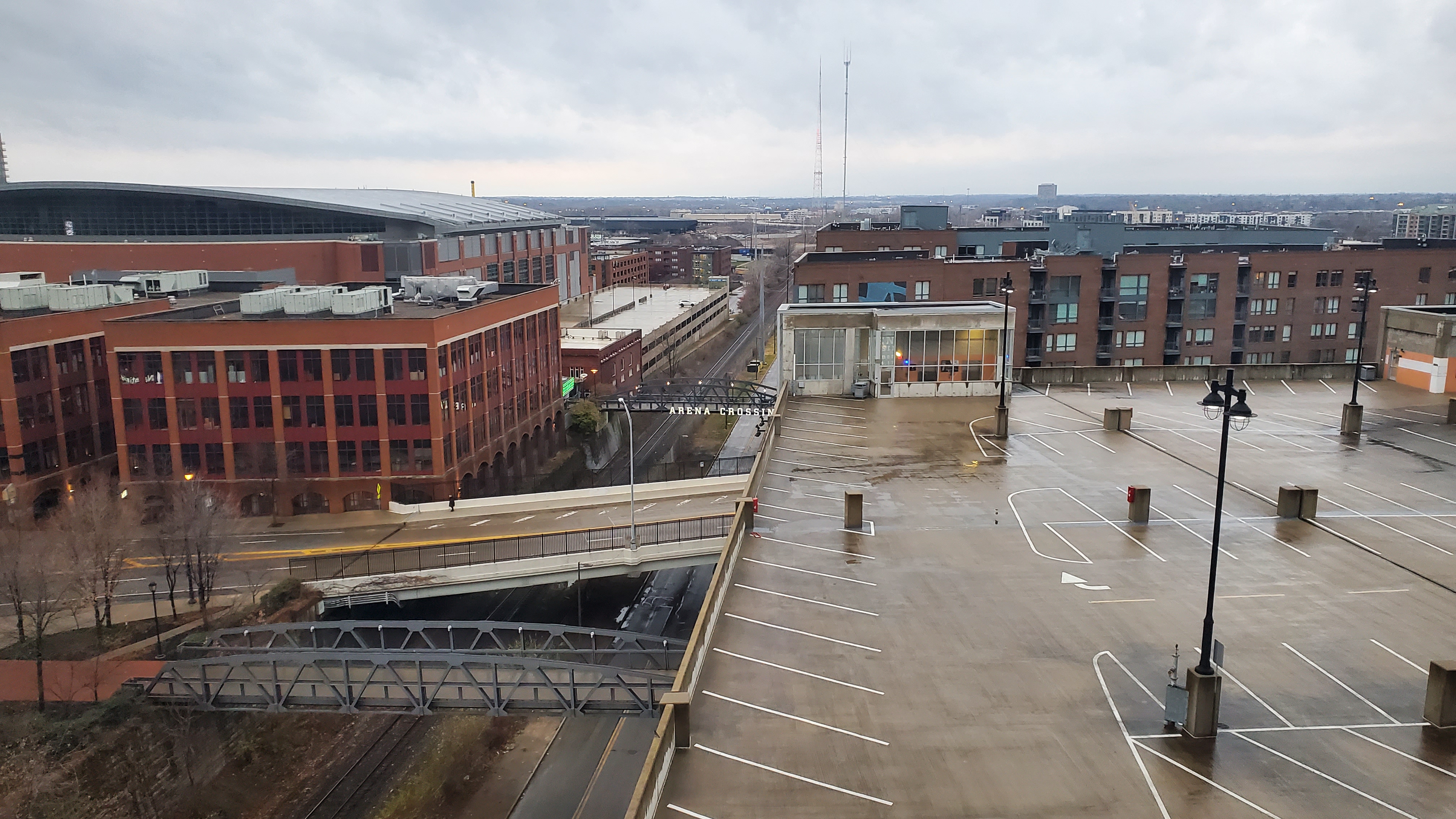 Two of Two Photos of Downtown Columbus from My Hotel Room