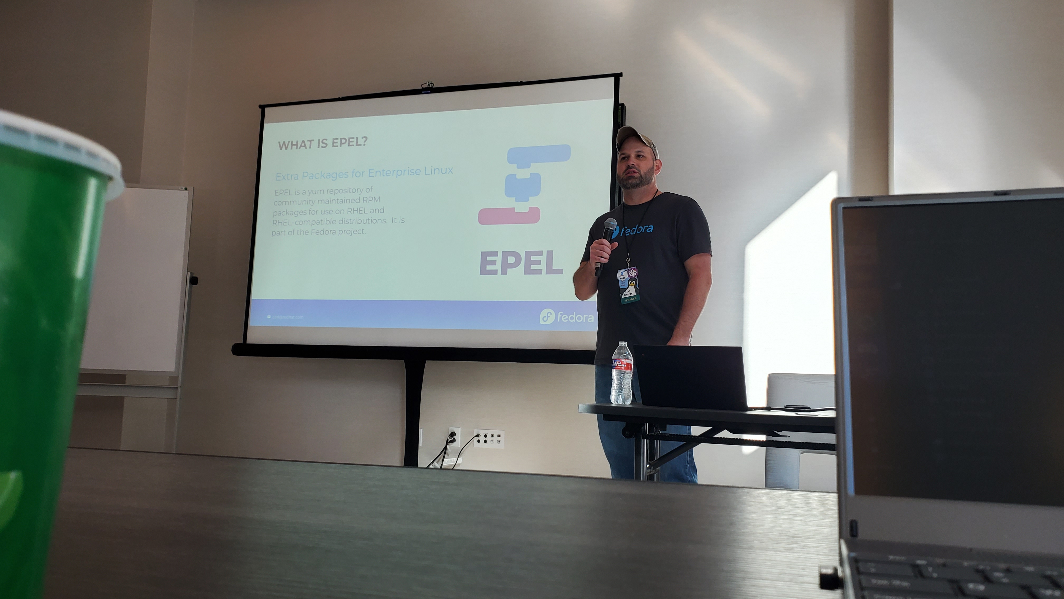 OLF Speaker Carl George